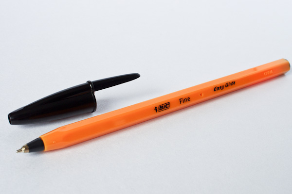 フランス製のbicボールペンは書き味が良い ペン字いんすとーる